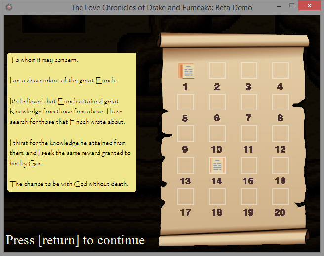 Game footage from the original 2D version